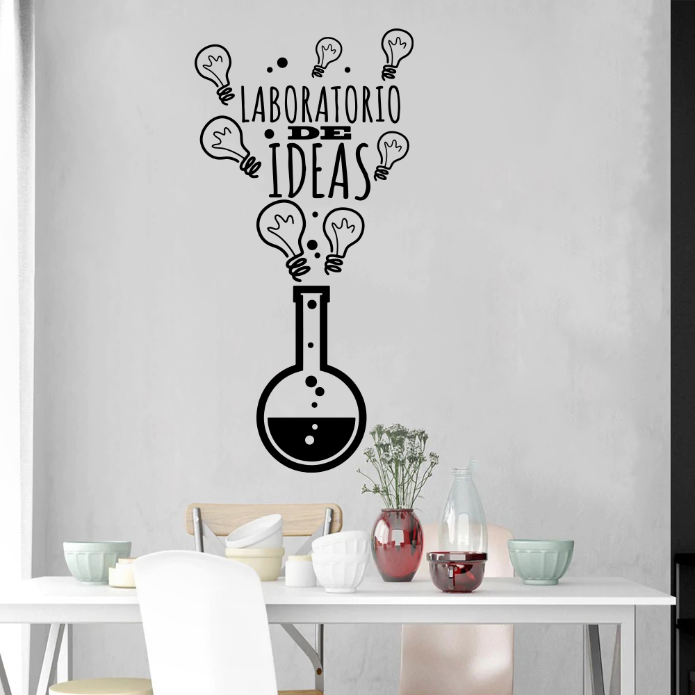 Lighting Home Decor Ideas - Испанская лаборатория идей, лампочка, наклейка на