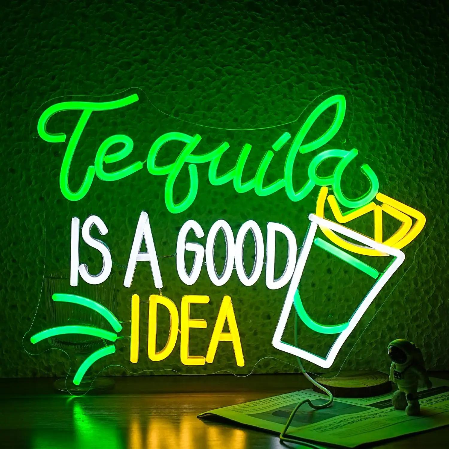 Lighting Home Decor Ideas - Неоновая вывеска «Tequila Is A Good