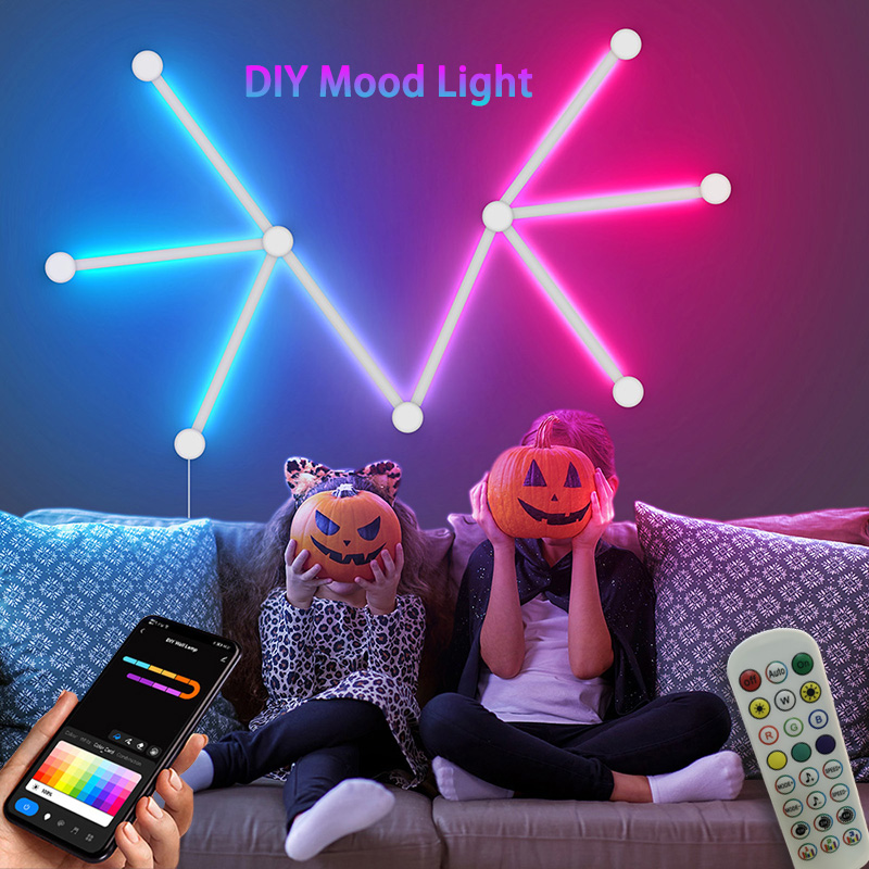 Led Lighting Wall Decor - Умный настенный светильник RGB, светодиодная панель