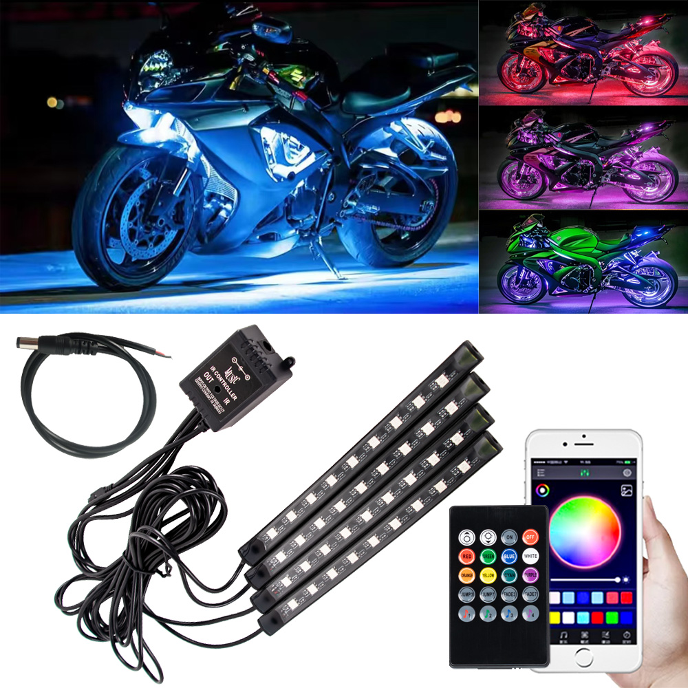 Lighting Bolt Decor - Светодиодный светильник для ног для мотоцикла,