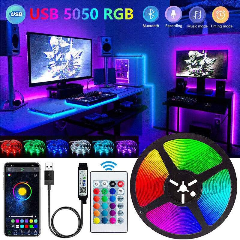 Lighting Bolt Decor - Светодиодная лента с Bluetooth 5050, умное