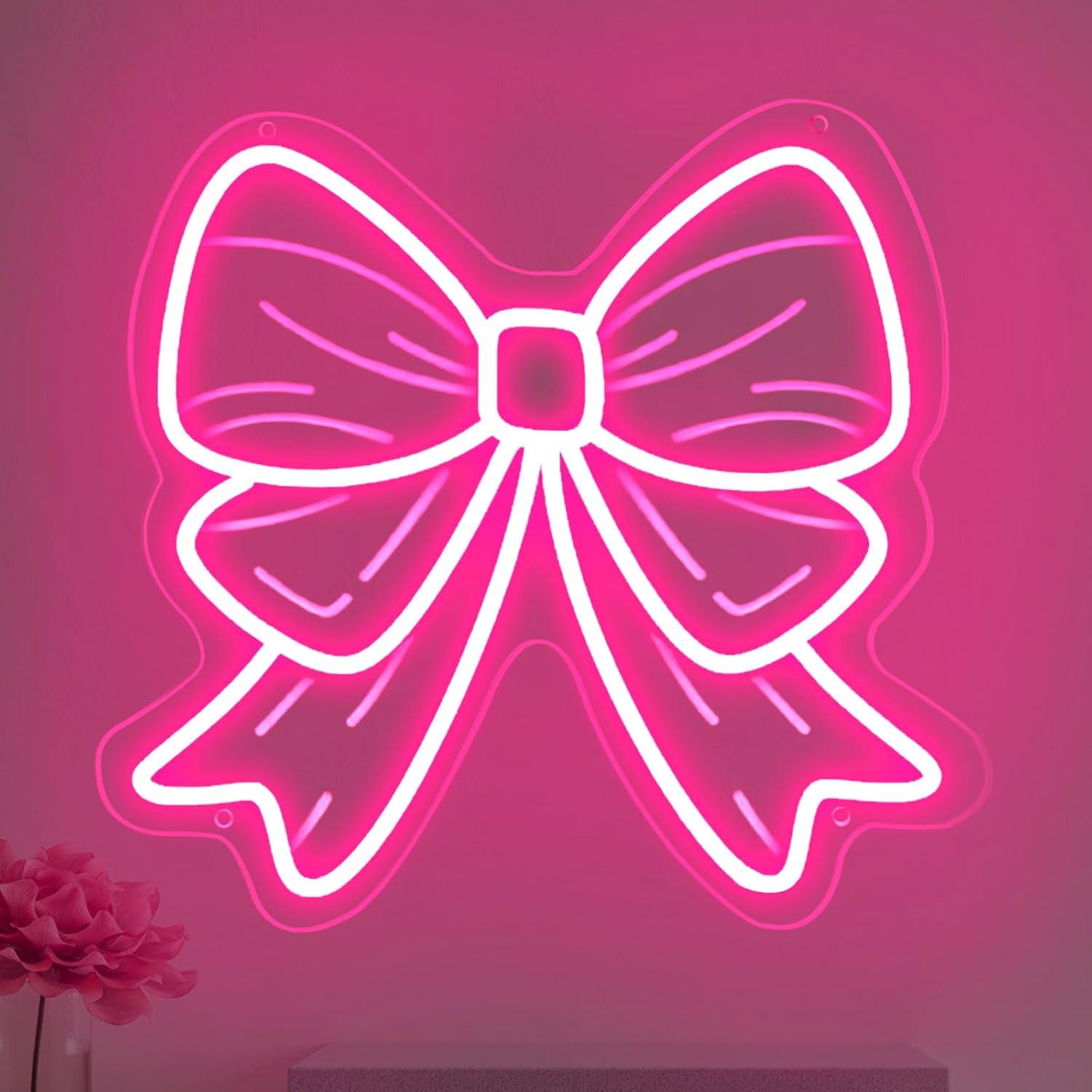 Led Lighting Wall Decor - Неоновые вывески в форме банта, USB-светильники