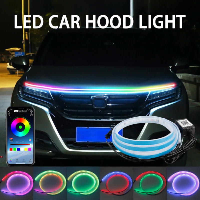 Lighting Bolt Decor - 120/150/180 см декоративный светильник на капоте