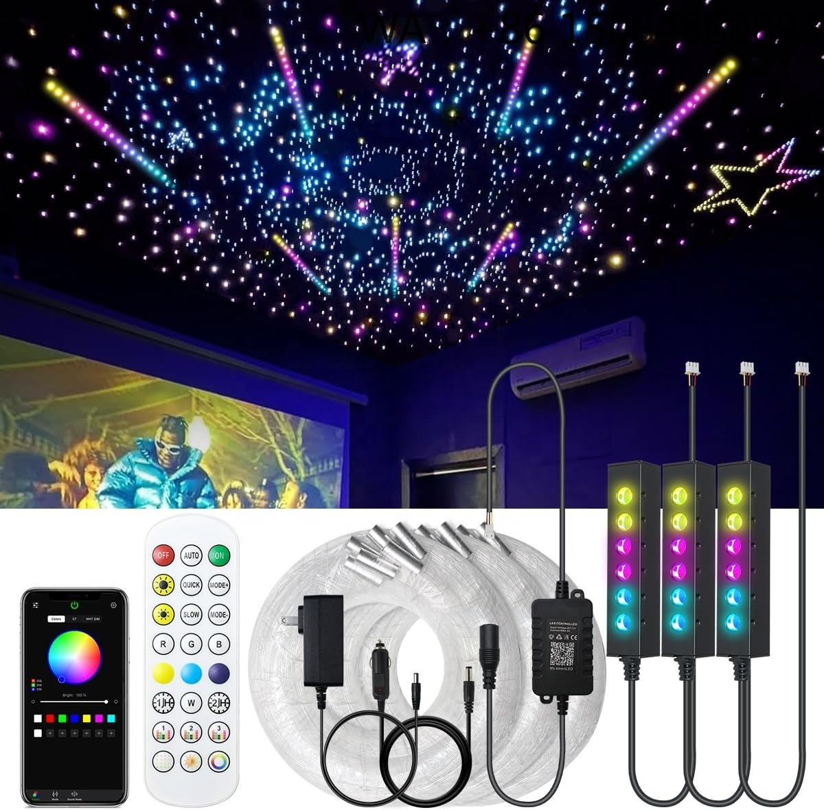 Lighting Interior Decor - Светодиодный RGB-светильник для потолка с эффектом