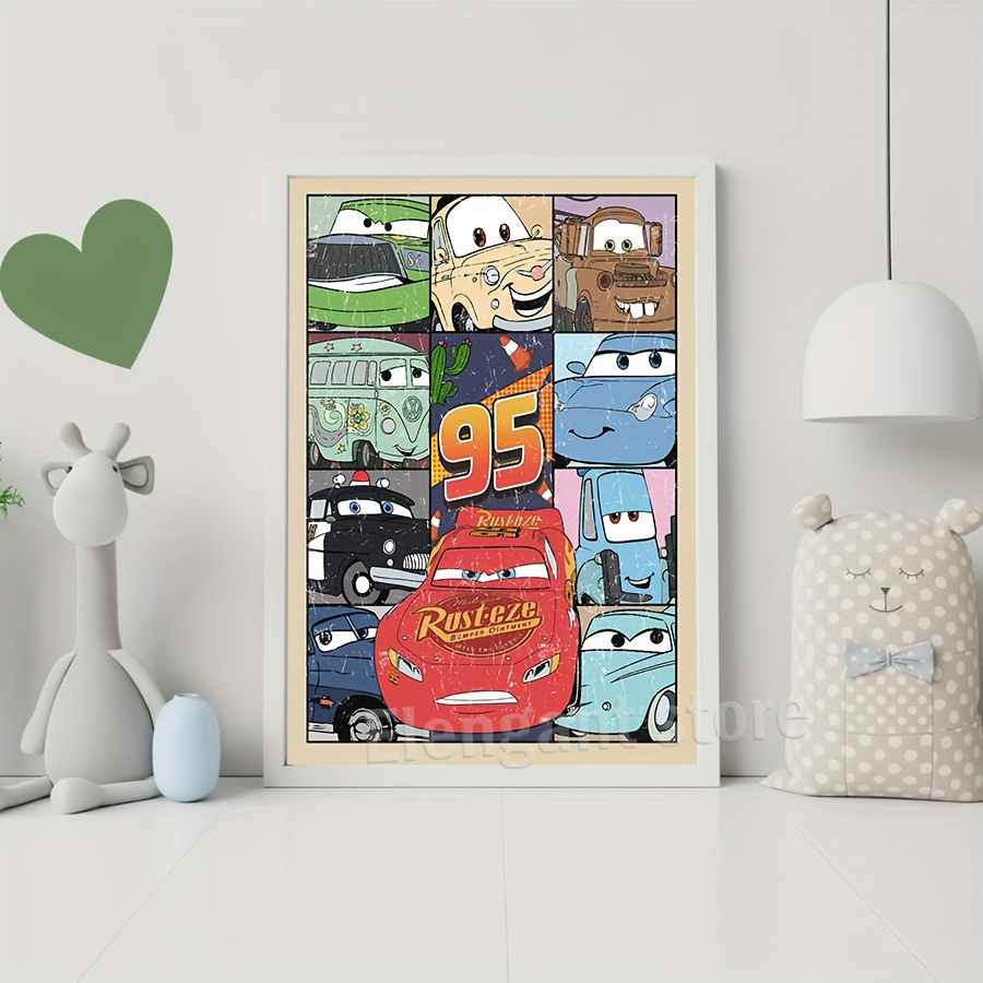 Постеры с персонажами из мульт – обзор и цена Lighting Mcqueen Decor