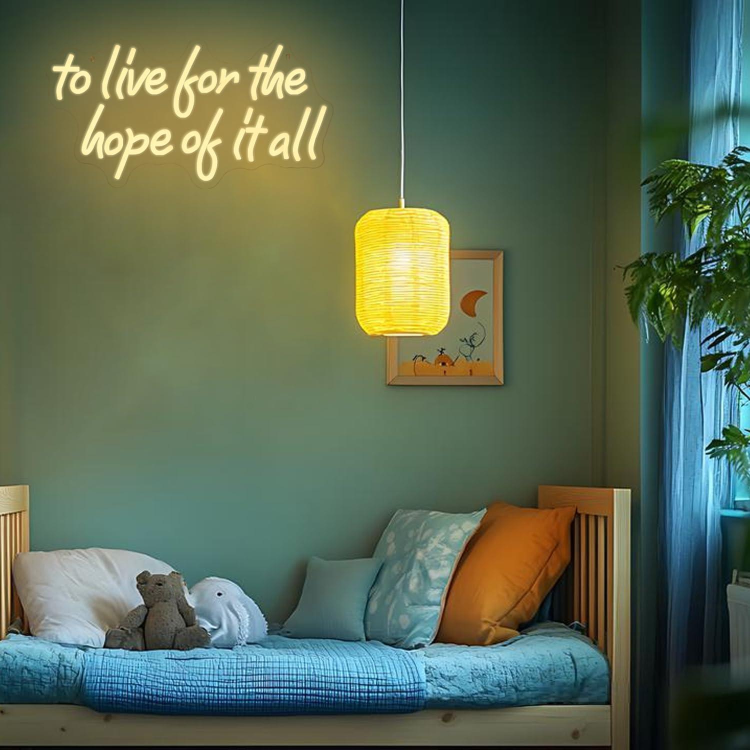 Неоновая вывеска «Жить ради на – обзор и цена Led Lighting Wall Decor
