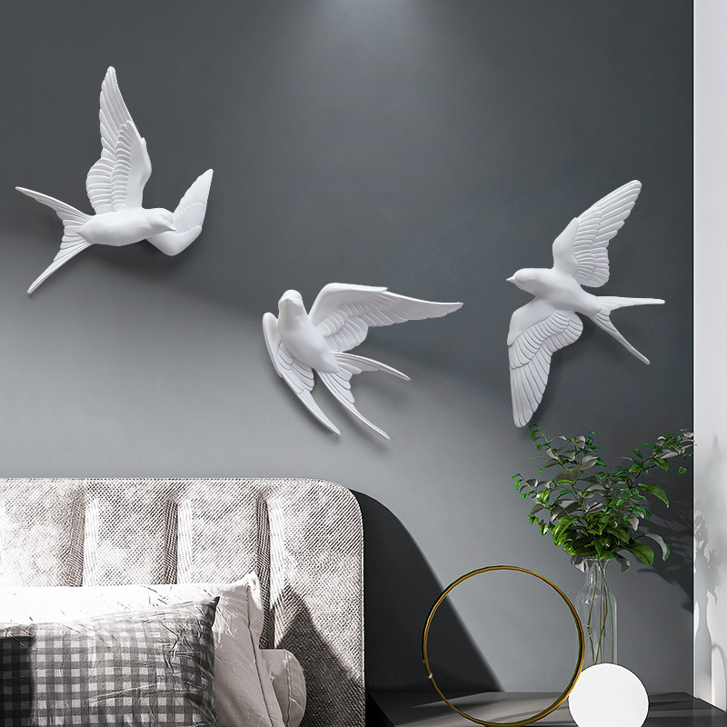 3D птица креативное подвесное  – обзор и цена Foyer Lighting Wall Decor