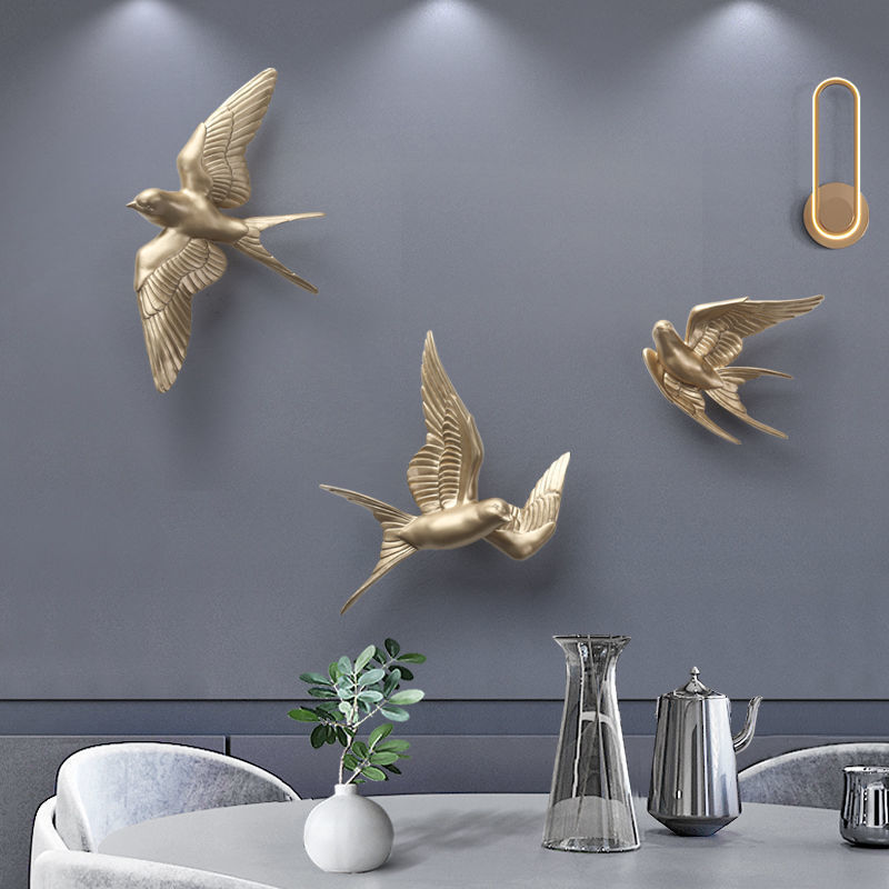 3D птица креативное подвесное  – обзор и цена Foyer Lighting Wall Decor