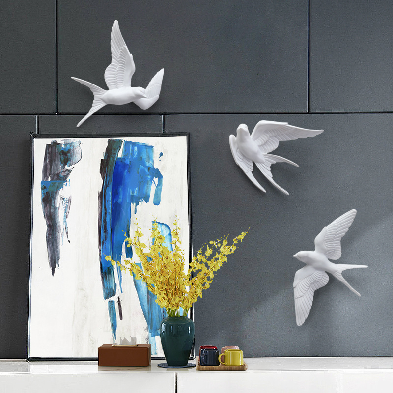 3D птица креативное подвесное  – обзор и цена Foyer Lighting Wall Decor