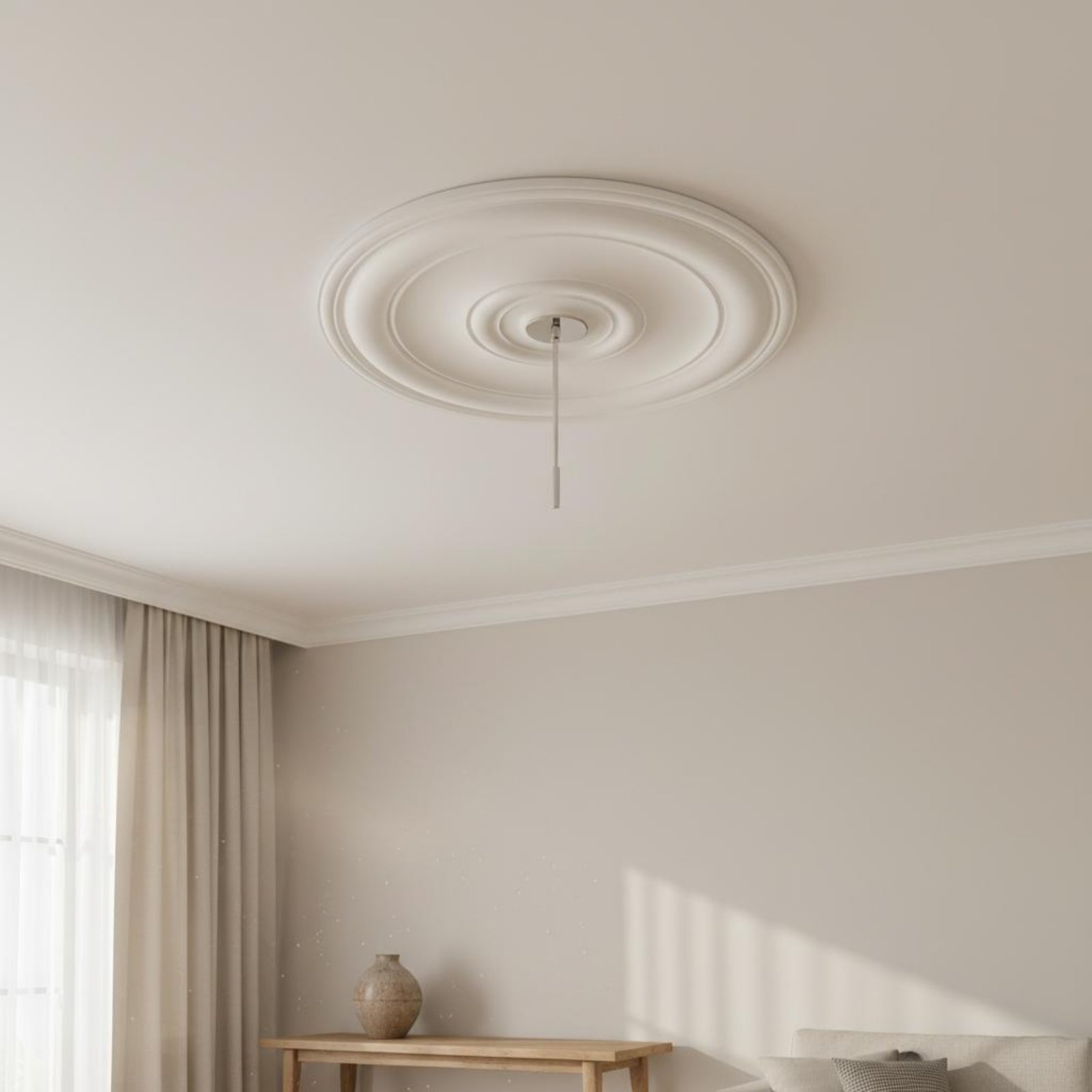 Круглый потолочный медальон в  – обзор и цена Lighting Interior Decor