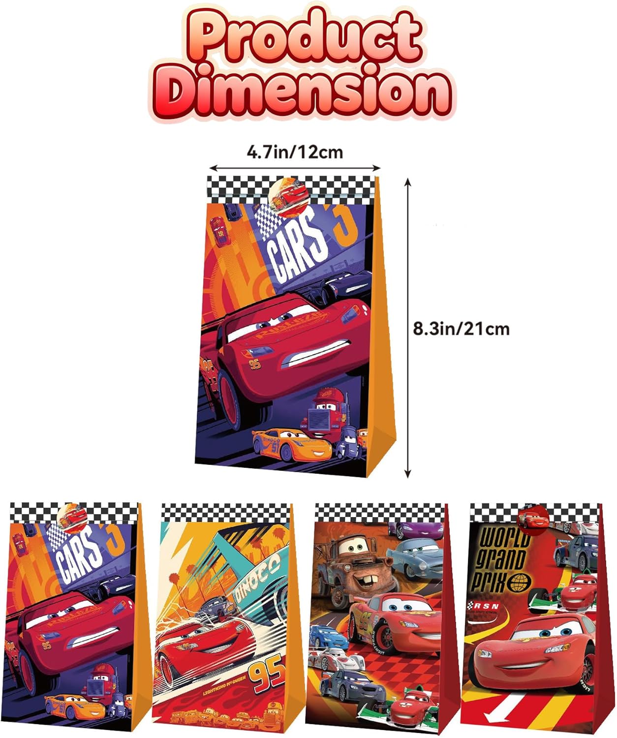 Милые подарочные пакеты для ве – обзор и цена Lighting Mcqueen Decor