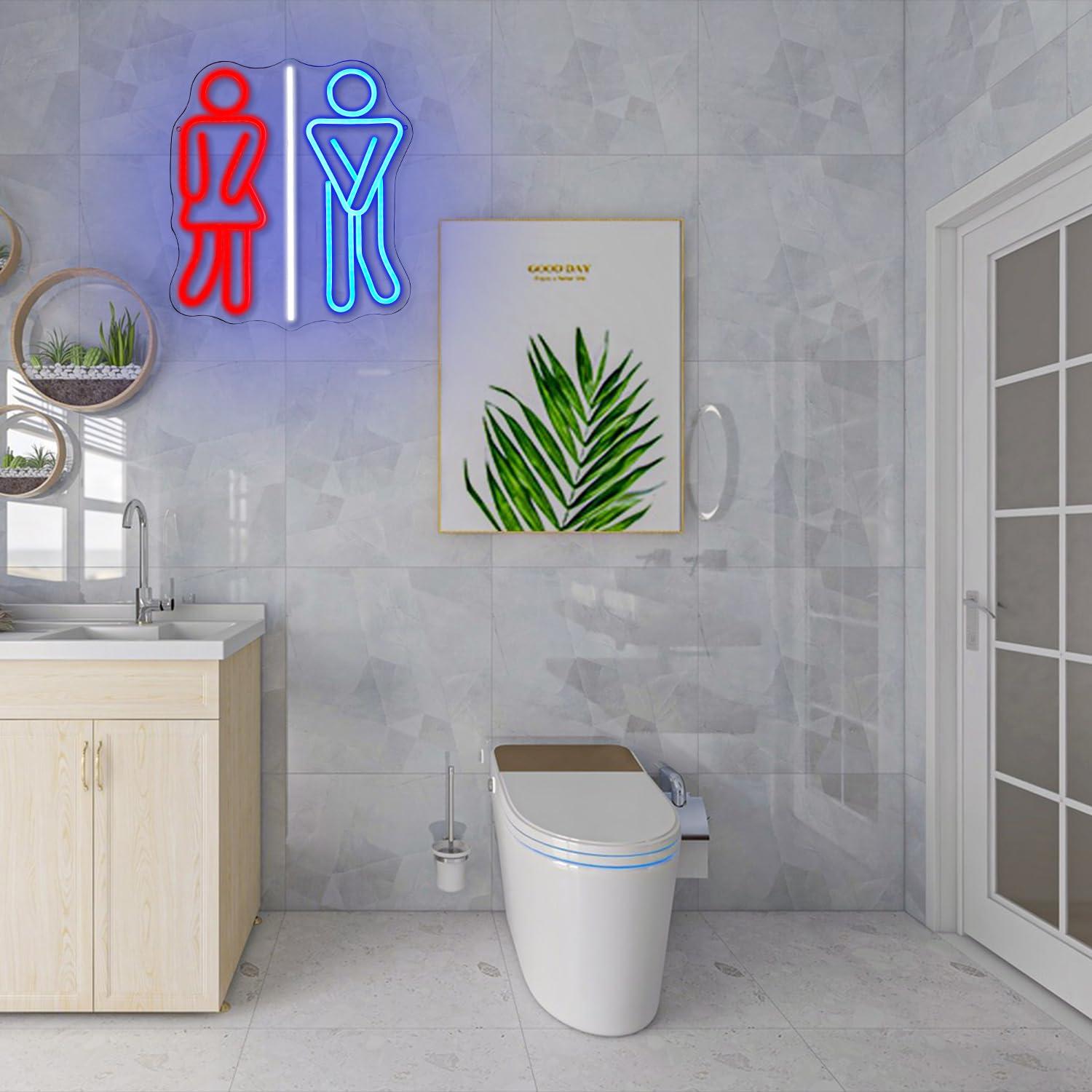 Неоновые вывески для туалетов, – обзор и цена Led Lighting Wall Decor
