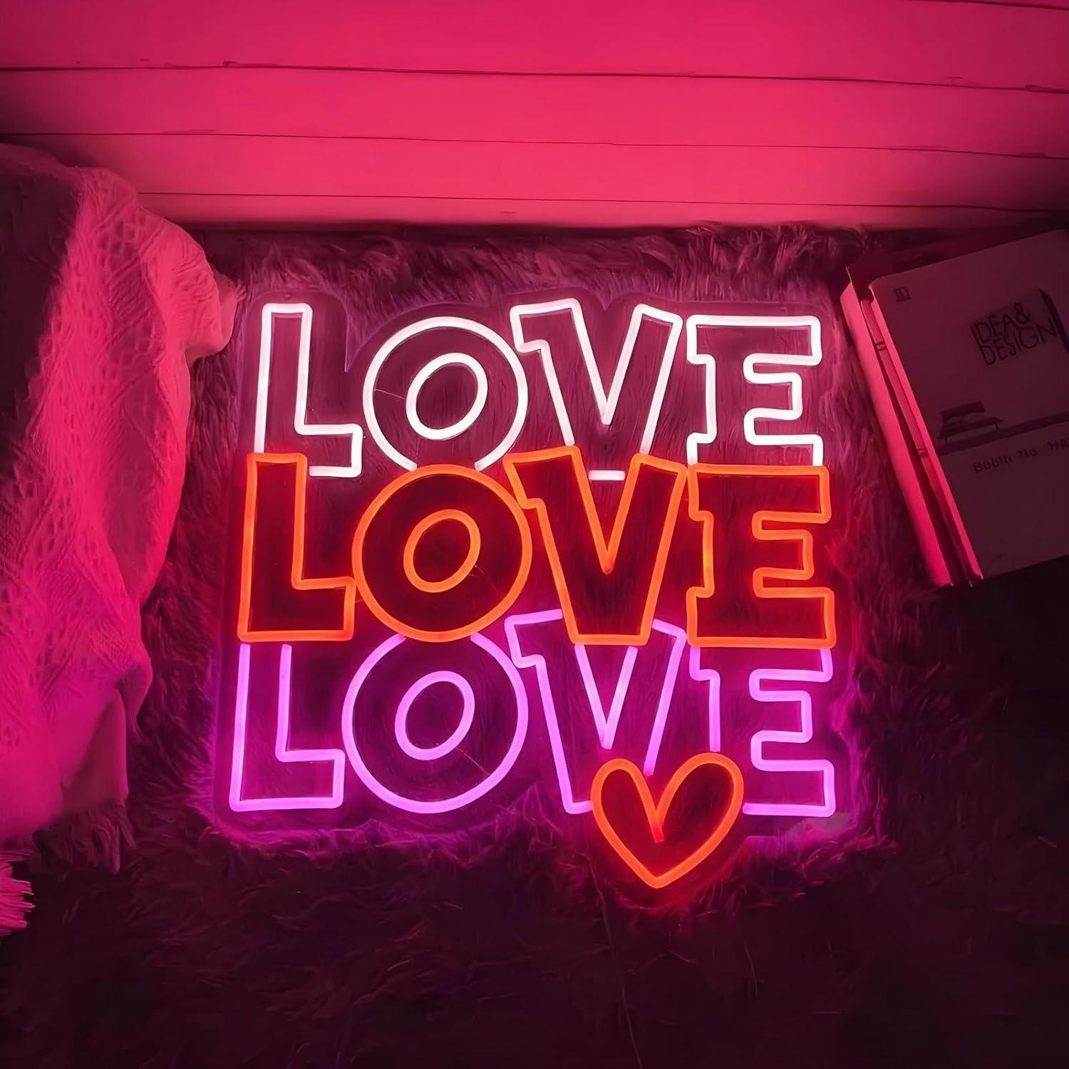 Неоновая вывеска с надписью «Л – обзор и цена Led Lighting Wall Decor