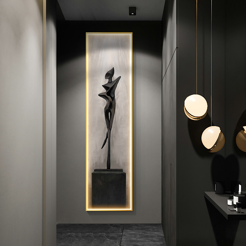 Современная абстрактная интерь – обзор и цена Foyer Lighting Wall Decor