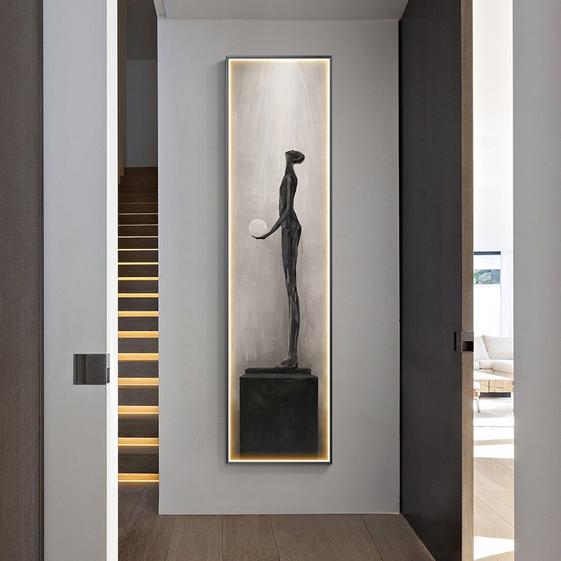 Современная абстрактная интерь – обзор и цена Foyer Lighting Wall Decor